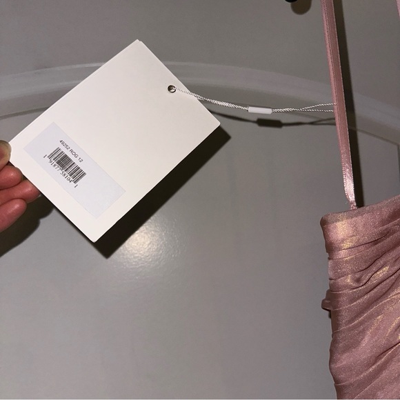 MAC DUGGAL | IRIDESCENT ONE SHOULDER ROSETTE BALL GOWN #49252 - Picture 13 of 14